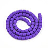 Handmade Polymer Clay Bead Strands CLAY-ZX006-01G-2