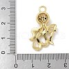 Rack Plating Brass Micro Pave Cubic Zirconia Pendants KK-G515-44B-G-3