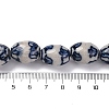 Handmade Blue and White Porcelain Beads PORC-I027-16B-5