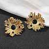 304 Stainless Steel Studs Earrings for Women EJEW-K306-31G-1