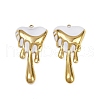 304 Stainless Steel Enamel Pendants STAS-L290-31G-1