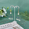 Unicraftale 48Pcs 12 Styles 304 Stainless Steel Wire Pendants STAS-UN0023-06-3