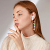 25Pcs 5 Style Brass Chain & Acrylic Headphone Decoration HJEW-CO00001-6