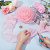 Organza Pleated Lace Ribbon OCOR-WH0097-42C-3