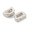 Platinum Plated Alloy Beads PALLOY-CJC0001-64P-D-2