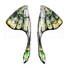 Epoxy Resin Wing Pendants RESI-TAC0021-96C-1