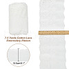 DICOSMETIC 7.5 Yards Cotton Lace Embroidery Flower Ribbon OCOR-DC0001-13-2