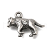 Retro 304 Stainless Steel Pendants STAS-L284-16AS-08-1