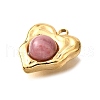 Natural Rhodonite Pendants STAS-A114-02G-2