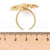 304 Stainless Steel Adjustable Open Cuff Rings for Women RJEW-K293-04G-3