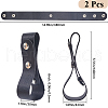 Imitation Leather Belt Bullwhip Holder AJEW-WH20010-46-2