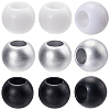 SOFPLATE 300Pcs 3 Styles Acrylic European Beads DIY-SP0001-16-1