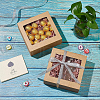 Square Foldable Creative Cardboard Box CON-WH0086-17B-02-5