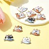 10Pcs Rack Plating Alloy Enamel Pendants FIND-FS0002-53B-10