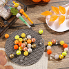 SUNNYCLUE 50Pcs 10 Style Thanksgiving Day Theme Acrylic Beads SACR-SC0001-21-4