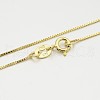 925 Sterling Silver Box Chain Necklaces STER-M086-03A-1