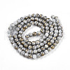 Baking Painted Glass Beads Strands DGLA-N003-8mm-B01-3