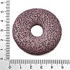 Natural Lava Rock Disc Big Pendants G-M203-10-01-3