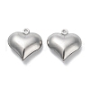 Non-Tarnish 316 Surgical Stainless Steel Pendants STAS-C026-25P-2