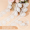   5 Yards Polyester Shell Shaped Flower Lace Trim OCOR-PH0004-46A-4
