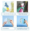Waterproof PVC Colored Laser Stained Window Film Static Stickers DIY-WH0314-089-3