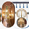4M Polyester Fringe Lace Trims SRIB-WH0026-28-6