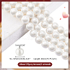AHADERMAKER 2 Strands Natural White Shell Beads Strands SHEL-GA0001-19A-2