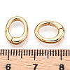 Brass Spring Gate Rings KK-N254-17G-3