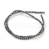 Non-Magnetic Synthetic Hematite Beads Strands HEMA-3D-2