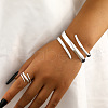 Alloy Cuff Bangle & Finger Rings Sets FS-WG33732-01-2