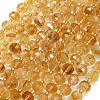 Natural Citrine Beads Strands G-K389-E69-01-1