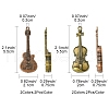 8Pcs 4 Styles Tibetan Style Alloy Pendants FIND-FS0002-60-4