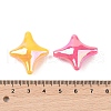 UV Plating Acrylic Beads X-OACR-M013-04-3