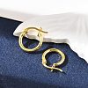 925 Sterling Silver Hoop Earrings STER-P047-13A-G-2