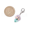 Resin & Glass Beaded Pendant Decorations HJEW-MZ00168-04-3