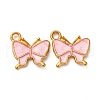 304 Stainless Steel Enamel Charms STAS-Q363-02B-G-1
