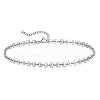 Summer Beach 201 Stainless Steel Disc Sequin Link Chain Anklets for Women FS-WG8E132-01-1