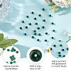 GOMAKERER 2 Strands Natural Fuchsite Beads Strands G-GO0001-32-5