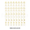3D Goldenrod Nail Water Decals MRMJ-N010-44-003-2