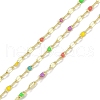 Rack Plating Brass Dapped Chains AJEW-Q153-03G-03-1
