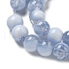 Crackle Glass Beads Strands X1-GLAA-U001-6mm-14-2