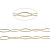 304 Stainless Steel Horse Eye Link Chains CHS-C006-06G-2