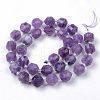 Natural Amethyst Beads Strands X-G-R482-06A-10mm-2