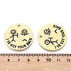 201 Stainless Steel Pendants STAS-T064-37G-17-3