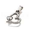 304 Stainless Steel Pendants STAS-B086-05P-2