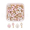 80Pcs 4 Style Alloy Enamel Charms ENAM-LS0001-11LG-1