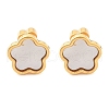 304 Stainless Steel Shell Stud Earrings for Women EJEW-M068-01G-2