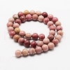 Natural Rhodonite Beads Strands X-G-J358-03-4mm-2