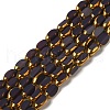 Electroplate Glass Beads Strands EGLA-P061-02A-05-1