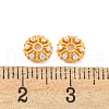 925 Sterling Silver Micro Pave Cubic Zirconia Bead Cone STER-U002-13G-3